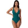 image:imageSUUKSESS Women Sexy Low Back One Piece Swimsuit Slimming Tummy Control Bathing Suit180 Upgrade Peacock Blue
