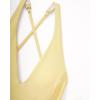 image:imageSUUKSESS Women Sexy Low Back One Piece Swimsuit Slimming Tummy Control Bathing Suit180 Yellow