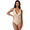 image:imageSUUKSESS Women Sexy Low Back One Piece Swimsuit Slimming Tummy Control Bathing Suit180 Yellow Color Block