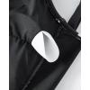 image:imageSUUKSESS Women Tummy Control One Piece Swimsuit Sexy V Neck Push Up Bathing SuitBlack White Polka Dots