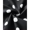 image:imageSUUKSESS Women Tummy Control One Piece Swimsuit Sexy V Neck Push Up Bathing SuitBlack White Polka Dots
