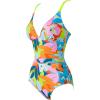 image:imageSUUKSESS Women Tummy Control One Piece Swimsuit Sexy V Neck Push Up Bathing SuitNeon Floral