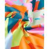 image:imageSUUKSESS Women Tummy Control One Piece Swimsuit Sexy V Neck Push Up Bathing SuitNeon Floral
