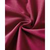 image:imageSUUKSESS Women Tummy Control One Piece Swimsuit Sexy V Neck Push Up Bathing SuitWine Red