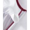image:imageSUUKSESS Women Tummy Control One Piece Swimsuit Sexy V Neck Push Up Bathing SuitWine Red