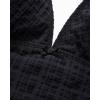 image:imageSUUKSESS Women Halter String Bikini Set Cheeky Thong Two Piece Bathing Suit209 Deep Blue Black Gingham