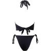 image:imageSUUKSESS Women Halter String Bikini Set Cheeky Thong Two Piece Bathing Suit209 Deep Blue Black Gingham
