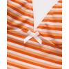 image:imageSUUKSESS Women Halter String Bikini Set Cheeky Thong Two Piece Bathing Suit210 Orange Striped