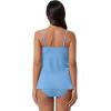 image:imageSUUKSESS Women Tummy Control Tankini Swimsuit Ruffle High Waisted Bathing Suit186 Sky Blue