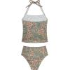 image:imageSUUKSESS Womens Tummy Control Tankini Swimsuit Push Up Tummy Control Bathing SuitGreen Floral