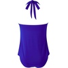 image:imageSUUKSESS Women Halter Tankini Swimsuit High Waist Cowl Neck Bathing Suit 2 Piece171 Blue