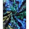 image:imageSUUKSESS Women Halter Tankini Swimsuit High Waist Cowl Neck Bathing Suit 2 Piece171 Blue Green Leaf