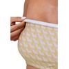 image:imageSUUKSESS Women Sexy High Waisted Bikini Set Cheeky 2 Piece Bandeau Bathing Suit205 Gold White Color Block