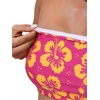 image:imageSUUKSESS Women Sexy High Waisted Bikini Set Cheeky 2 Piece Bandeau Bathing Suit205 Pink Yellow Floral