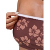 image:imageSUUKSESS Women Sexy High Waisted Bikini Set Cheeky 2 Piece Bandeau Bathing Suit205 Wine Red Floral
