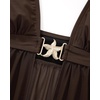 image:imageSUUKSESS Women Sexy Two Piece Tankini Swimsuits Tummy Control Bathing SuitBrown
