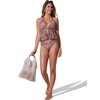 image:imageSUUKSESS Women Sexy Two Piece Tankini Swimsuits Tummy Control Bathing SuitLeopard