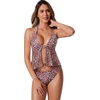 image:imageSUUKSESS Women Sexy Two Piece Tankini Swimsuits Tummy Control Bathing SuitLeopard