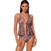 image:imageSUUKSESS Women Sexy Two Piece Tankini Swimsuits Tummy Control Bathing SuitLeopard