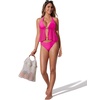 image:imageSUUKSESS Women Sexy Two Piece Tankini Swimsuits Tummy Control Bathing SuitPink