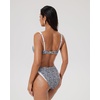 image:imageSUUKSESS Women Color Block Underwire Bikini Sets Cheeky High Cut 2 Piece SwimsuitBlack Gingham