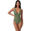 image:imageSUUKSESS Women Sexy Low Back One Piece Swimsuit Slimming Tummy Control Bathing Suit180 Army Green