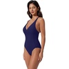 image:imageSUUKSESS Women Sexy Low Back One Piece Swimsuit Slimming Tummy Control Bathing Suit180 Navy Blue