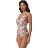image:imageSUUKSESS Women Sexy Low Back One Piece Swimsuit Slimming Tummy Control Bathing Suit180 Thorny Rose