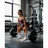image:imageSUUKSESS Workout Sets for Women Y Back Sports Top Padded Racerback Yoga Crop Tank High Waisted Bike Short with PocketsMaroon