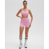 image:imageSUUKSESS Workout Sets for Women Y Back Sports Top Padded Racerback Yoga Crop Tank High Waisted Bike Short with PocketsPink