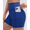 image:imageSUUKSESS Workout Sets for Women Y Back Sports Top Padded Racerback Yoga Crop Tank High Waisted Bike Short with PocketsRoyal Blue