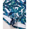 image:imageSUUKSESS Women Ruffle Mesh Tankini Swimsuit Tummy Control Bathing Suit with ShortsBlue Floral