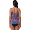 image:imageSUUKSESS Women Tummy Control Tankini Swimsuit Ruffle High Waisted Bathing Suit186 Blue Red Floral