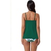 image:imageSUUKSESS Women Tummy Control Tankini Swimsuit Ruffle High Waisted Bathing Suit186 Green Leaf