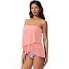 image:imageSUUKSESS Women Tummy Control Tankini Swimsuit Ruffle High Waisted Bathing Suit186 Pink Floral
