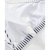 image:imageSUUKSESS Women High Waisted High Cut Bikini Set Sexy Triangle Two Piece Swimsuits127 Black White Striped