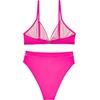 image:imageSUUKSESS Women High Waisted High Cut Bikini Set Sexy Triangle Two Piece Swimsuits127 Hot Pink