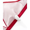 image:imageSUUKSESS Women High Waisted High Cut Bikini Set Sexy Triangle Two Piece Swimsuits127 Red