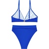 image:imageSUUKSESS Women High Waisted High Cut Bikini Set Sexy Triangle Two Piece Swimsuits127 Royal Blue