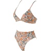 image:imageSUUKSESS Women High Waisted High Cut Bikini Set Sexy Triangle Two Piece Swimsuits127 Yellow Floral