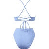 image:imageSUUKSESS Women High Waisted High Cut Bikini Set Sexy Triangle Two Piece SwimsuitsLight Blue