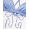 image:imageSUUKSESS Women High Waisted High Cut Bikini Set Sexy Triangle Two Piece SwimsuitsLight Blue