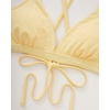 image:imageSUUKSESS Women High Waisted High Cut Bikini Set Sexy Triangle Two Piece SwimsuitsPale Yellow