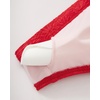 image:imageSUUKSESS Women High Waisted High Cut Bikini Set Sexy Triangle Two Piece SwimsuitsRed