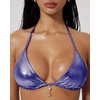 image:imageSUUKSESS Women Sexy High Waisted Bikini Sets Halter String 2 Piece SwimsuitsBlue