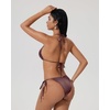 image:imageSUUKSESS Women Sexy High Waisted Bikini Sets Halter String 2 Piece SwimsuitsRed