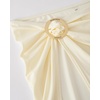 image:imageSUUKSESS Women Twist High Waisted Bikini Set Metal Cover Up 3 Piece Swimsuits206 Beige White
