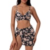 206 Vintage Floral Black