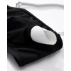 image:imageSUUKSESS Women Bandeau High Waisted Bikini Set Cheeky High Cut 2 Piece Swimsuits198 Black White