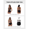 image:imageSUUKSESS Women 2 Piece Bikini Set High Waisted Tummy Control SwimsuitsBlack Leopard